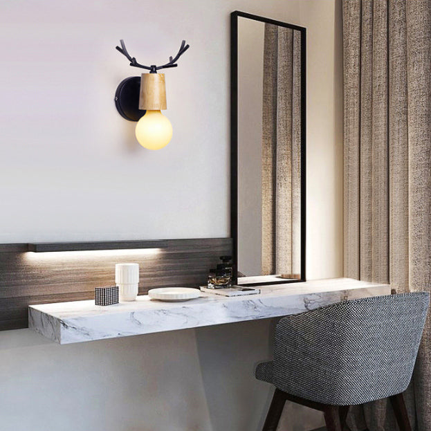 Modern Deer Vanity Light Simplicity Wall Light Sconce for Washroom