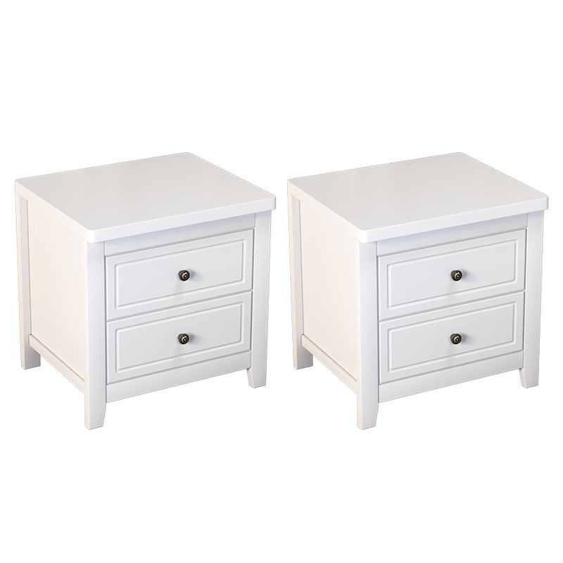 Contemporary Nightstand Drawer Storage Bedside Cabinet with Legs