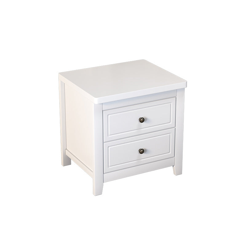 Contemporary Nightstand Drawer Storage Bedside Cabinet with Legs