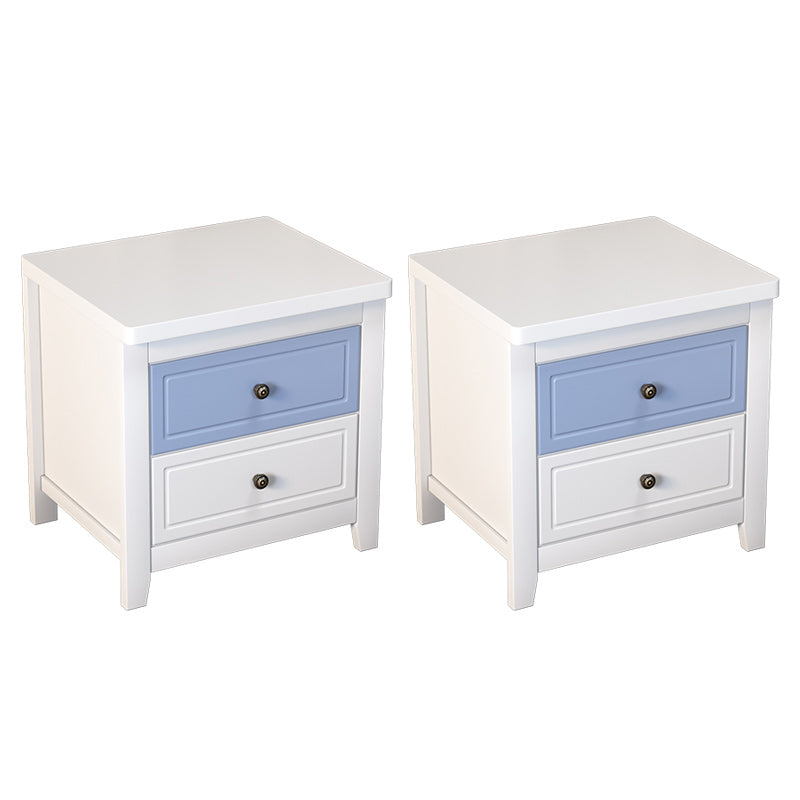 Contemporary Nightstand Drawer Storage Bedside Cabinet with Legs