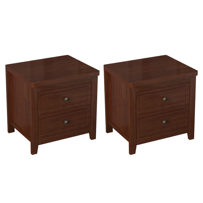 Contemporary Nightstand Drawer Storage Bedside Cabinet with Legs