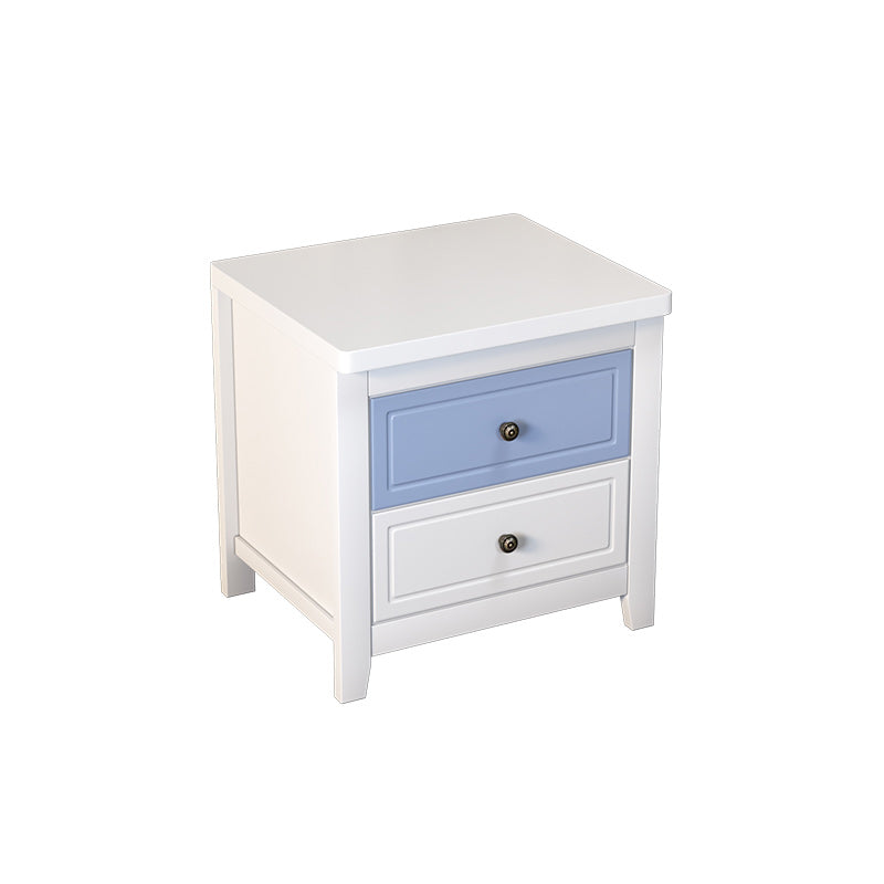 Contemporary Nightstand Drawer Storage Bedside Cabinet with Legs