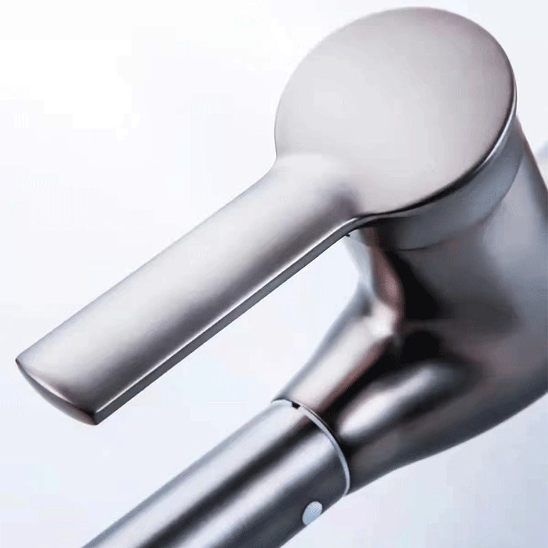 1-Hole 1-Handle Faucet Pull out Sprayer Standard Kitchen Faucet