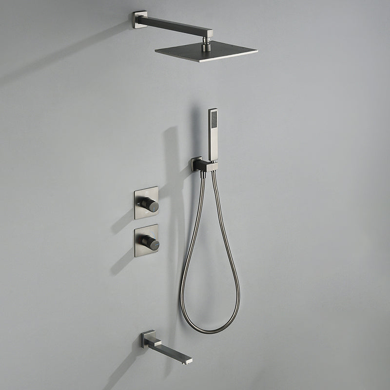 Modern Shower Trim Brass Handheld Shower Head Wall Mounted Shower System