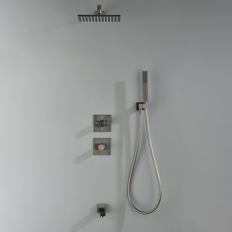 Modern Shower Trim Brass Handheld Shower Head Wall Mounted Shower System