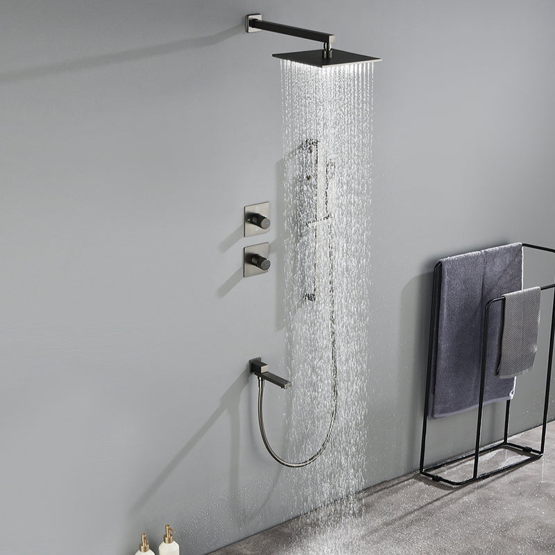 Modern Shower Trim Brass Handheld Shower Head Wall Mounted Shower System