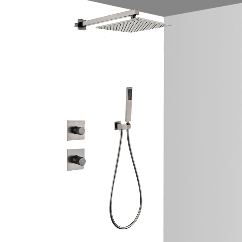 Modern Shower Trim Brass Handheld Shower Head Wall Mounted Shower System