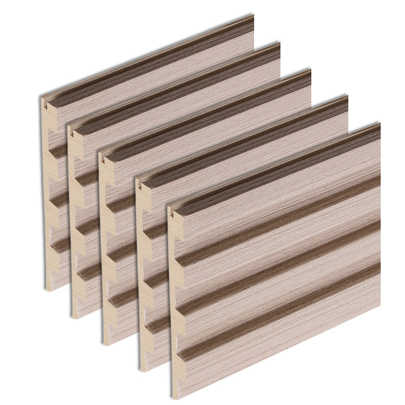 Modern Wall Panel Solid Color Nail Soundproof Living Room Wood Planks (12-Pack)