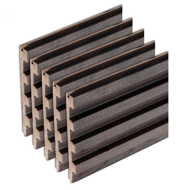 Modern Wall Panel Solid Color Nail Soundproof Living Room Wood Planks (12-Pack)