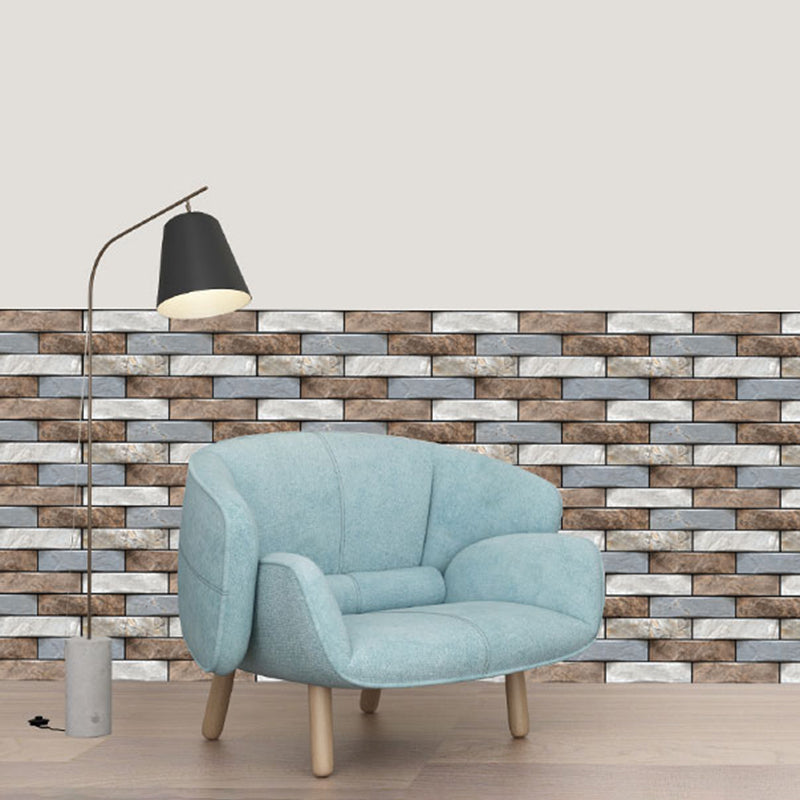 Modern PVC Field Tile/Single Tile Rectangular Peel and Stick Backsplash Wall Tile