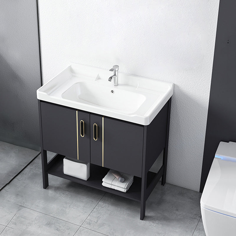 Bathroom Sink Vanity Rectangle Freestanding Mirror Standalone Cabinet Bath Vanity