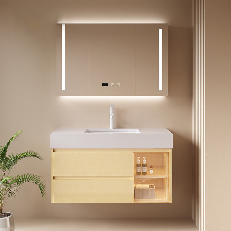 Contemporary Wood Sink Cabinet Bathroom Vanity Cabinet with Storage