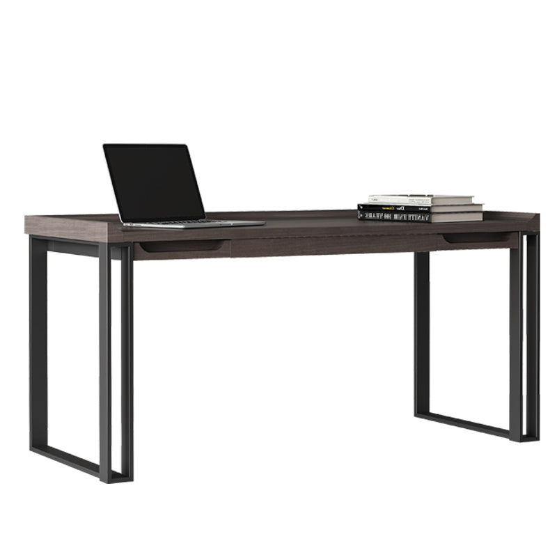 Contemporary Engineered Wood Writing Desk Bedroom Rectangular Office Desk with Legs