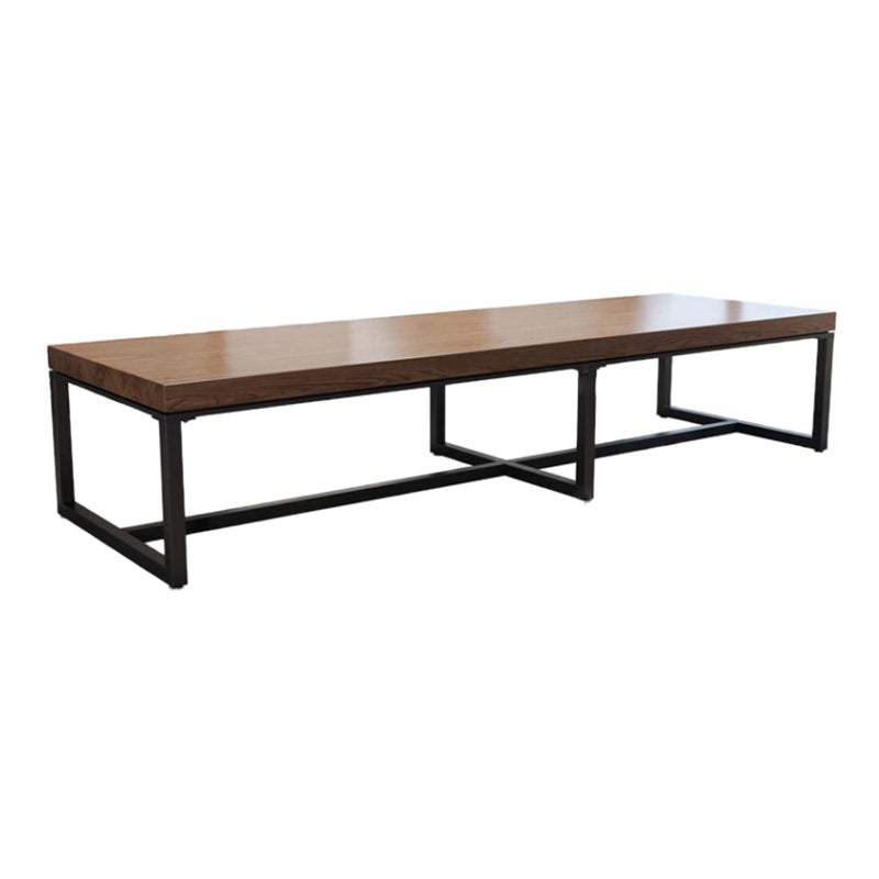 Solid Wood Rectangular Writing Desk Modern 29.53" Tall Office Desk