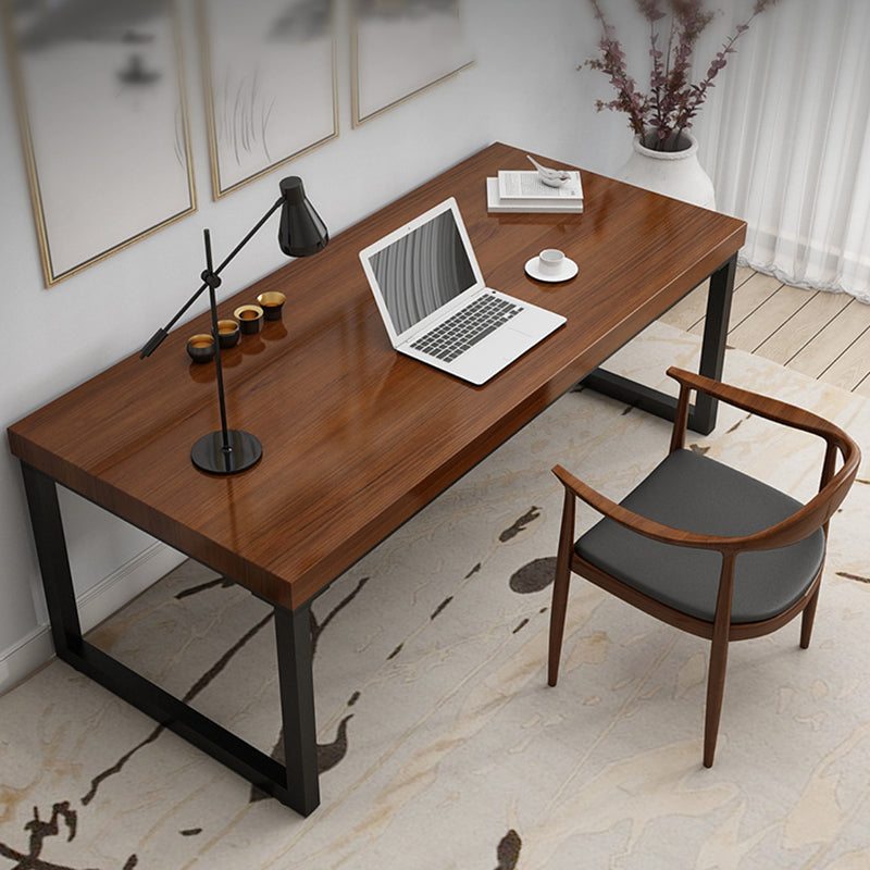 29.25-inch Height Modern Writing Desk Rectangle Solid Wood Office Desk