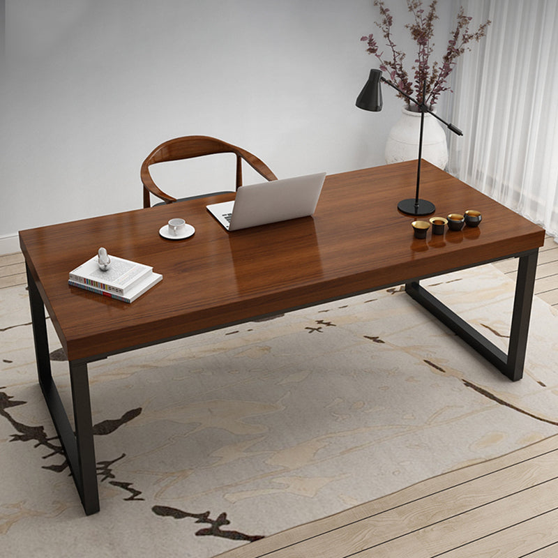 29.25-inch Height Modern Writing Desk Rectangle Solid Wood Office Desk