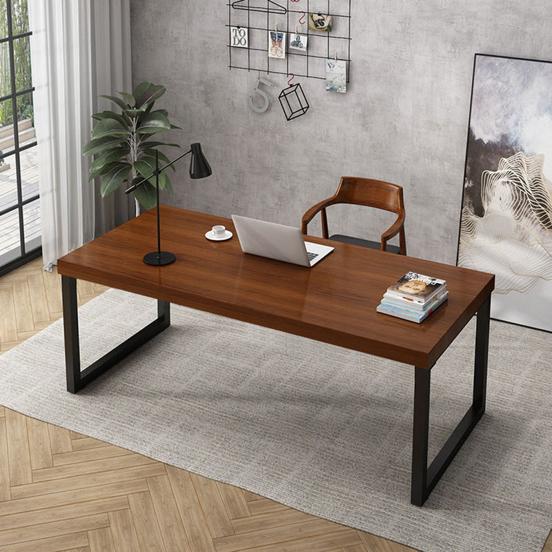 29.25-inch Height Modern Writing Desk Rectangle Solid Wood Office Desk