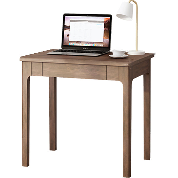 Contemporary Solid Wood Writing Desk Bedroom Office Desk with 4 Legs