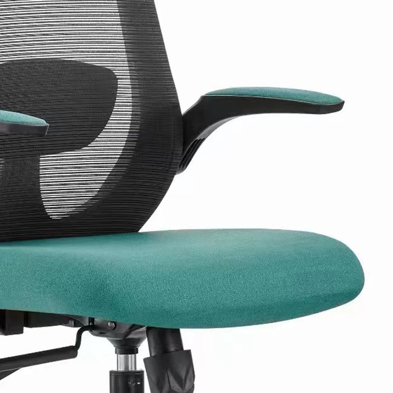 Contemporary Breathable Air Grid Chair Microfiber Desk Mid Back Chair