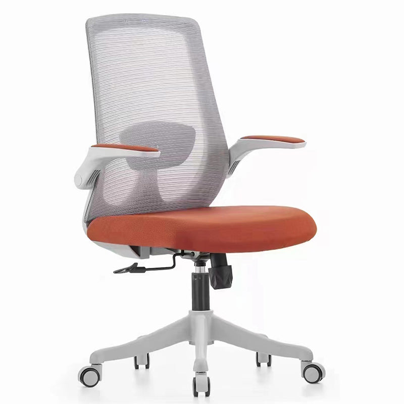 Contemporary Breathable Air Grid Chair Microfiber Desk Mid Back Chair