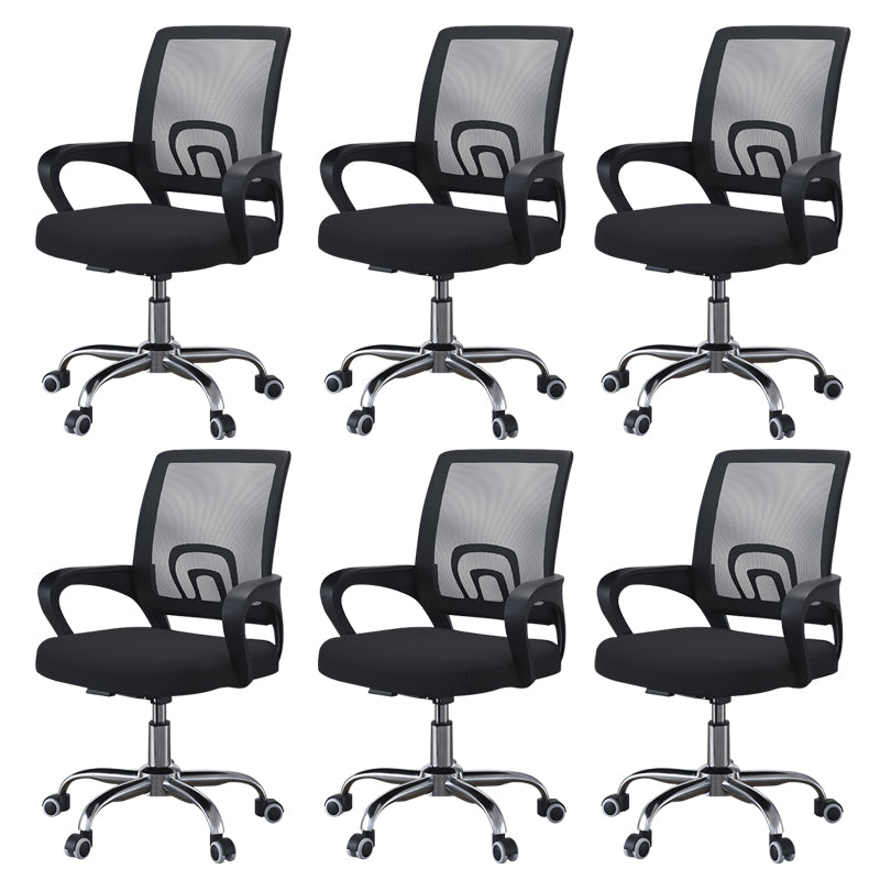 Contemporary Desk Chair Swivel Breathable Air Grid Office Chair