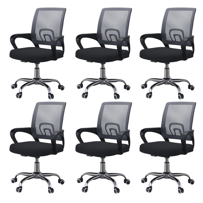 Contemporary Desk Chair Swivel Breathable Air Grid Office Chair