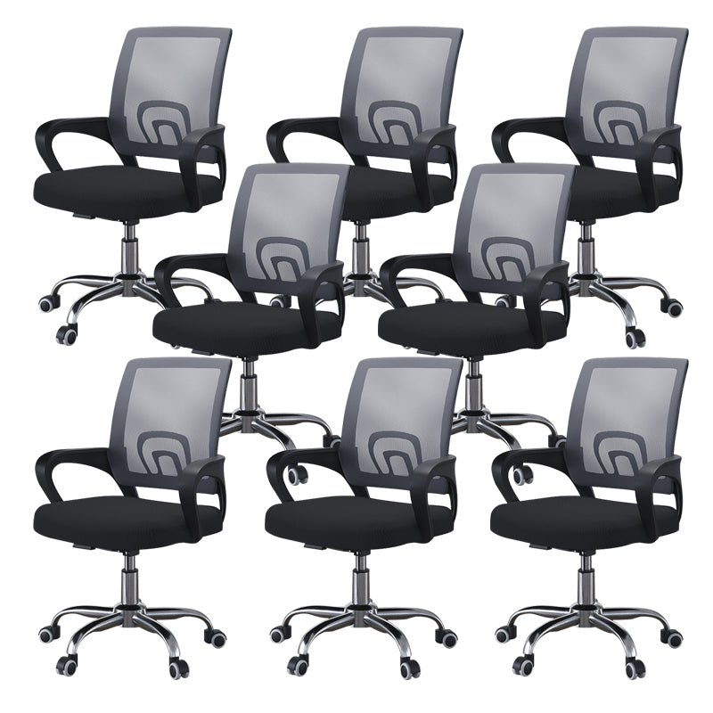 Contemporary Desk Chair Swivel Breathable Air Grid Office Chair