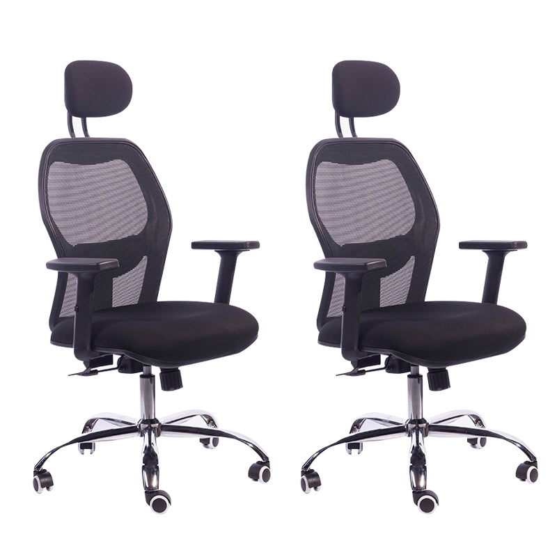 Modern Desk Chair Swivel Mesh Computer Chair High-Back Chair with Wheels