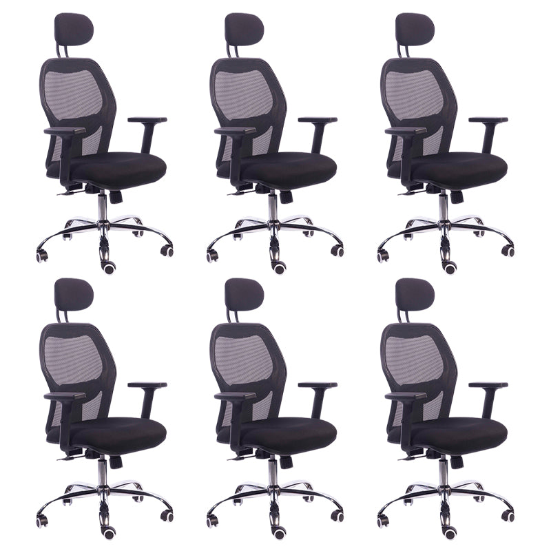 Modern Desk Chair Swivel Mesh Computer Chair High-Back Chair with Wheels