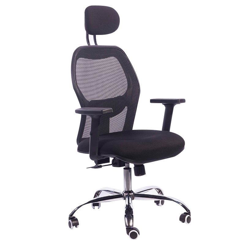 Modern Desk Chair Swivel Mesh Computer Chair High-Back Chair with Wheels