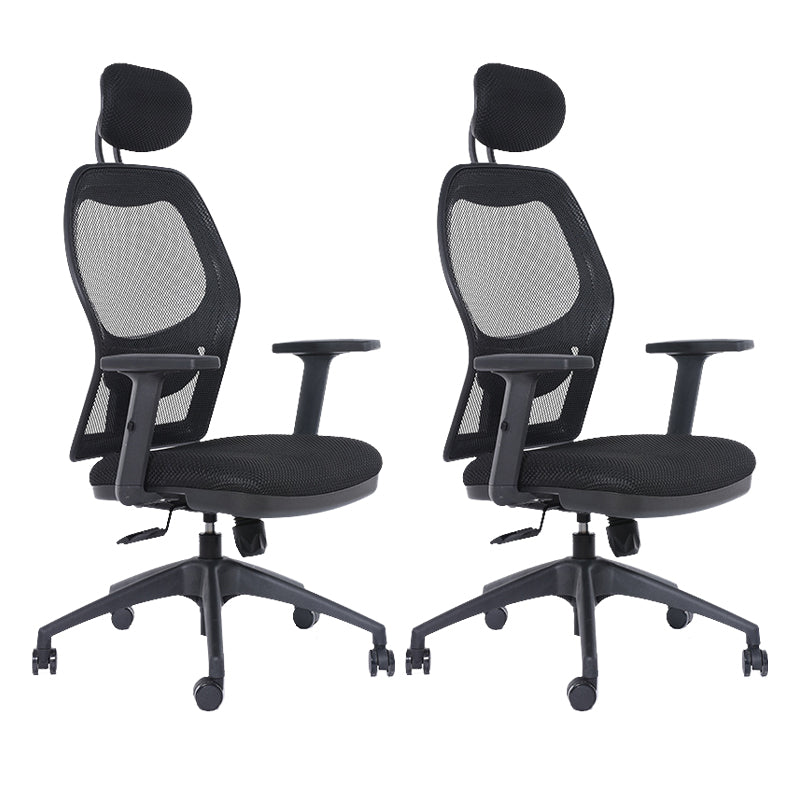 Modern Desk Chair Swivel Mesh Computer Chair High-Back Chair with Wheels