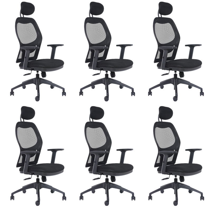 Modern Desk Chair Swivel Mesh Computer Chair High-Back Chair with Wheels