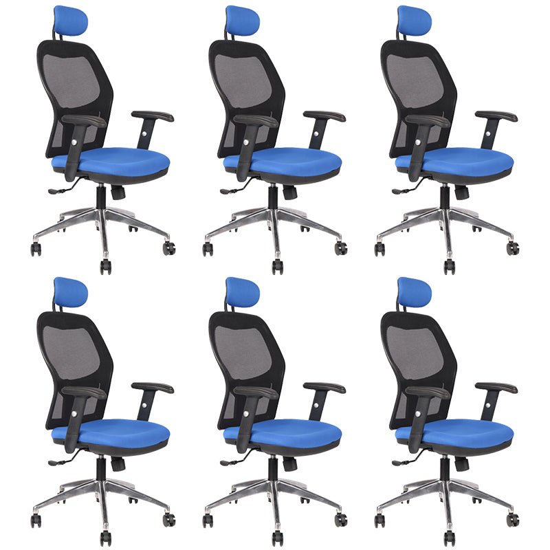 Modern Desk Chair Swivel Mesh Computer Chair High-Back Chair with Wheels