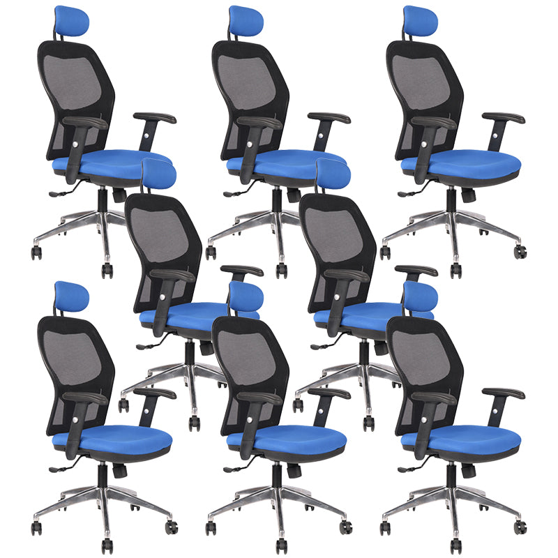 Modern Desk Chair Swivel Mesh Computer Chair High-Back Chair with Wheels