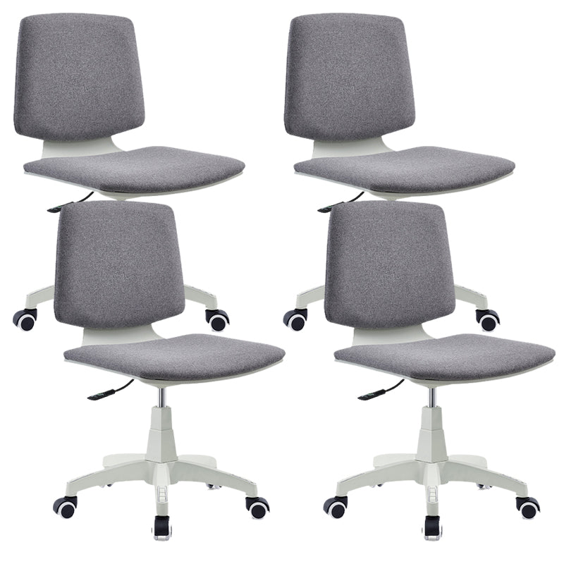 Contemporary Mid-back Office Chair Swivel Conference Chair with Wheels