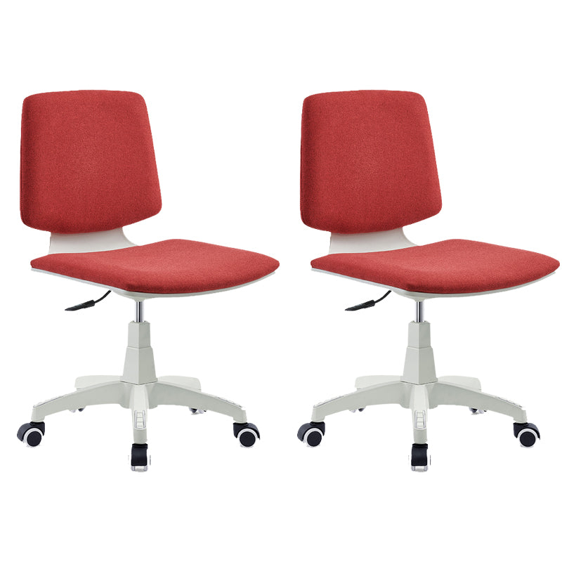 Contemporary Mid-back Office Chair Swivel Conference Chair with Wheels