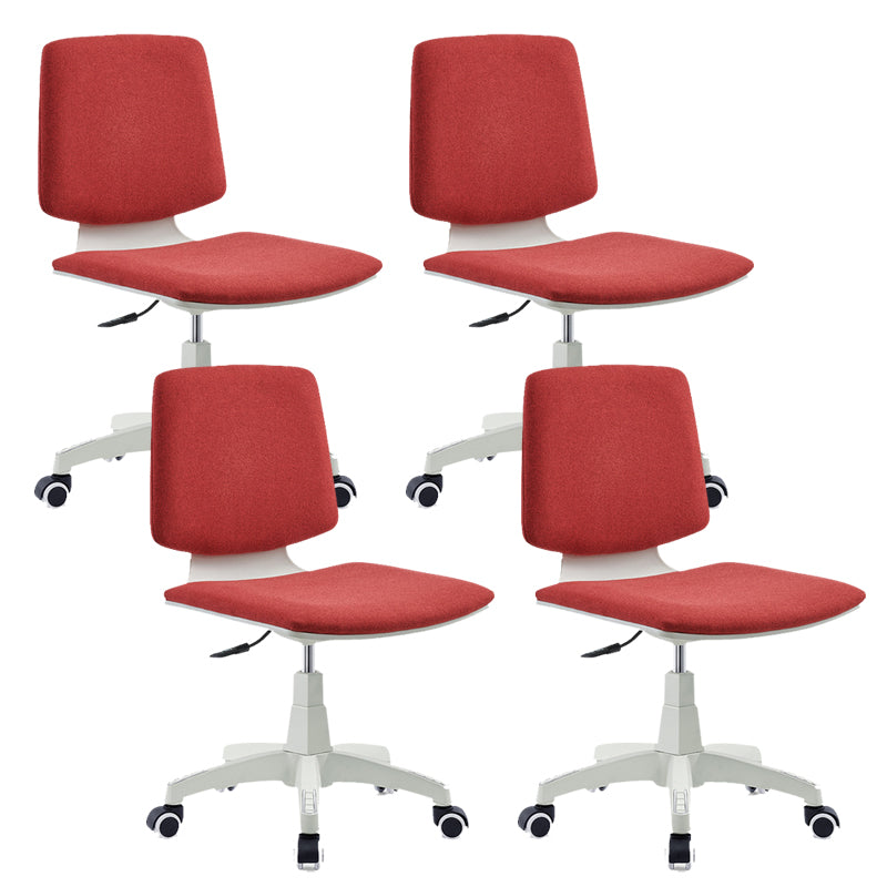 Contemporary Mid-back Office Chair Swivel Conference Chair with Wheels