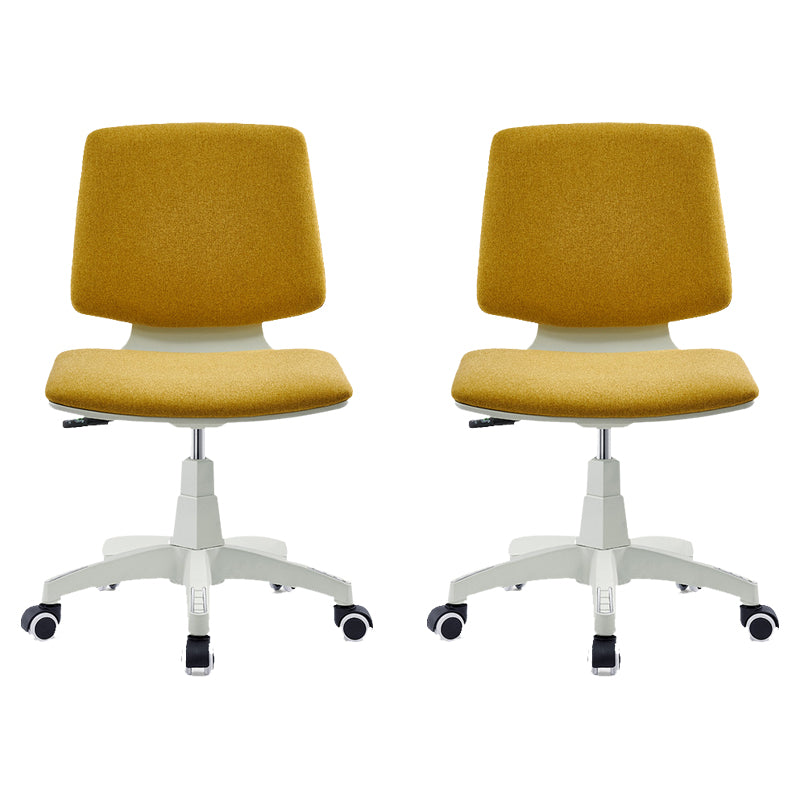 Contemporary Mid-back Office Chair Swivel Conference Chair with Wheels