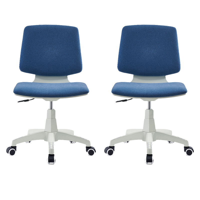 Contemporary Mid-back Office Chair Swivel Conference Chair with Wheels