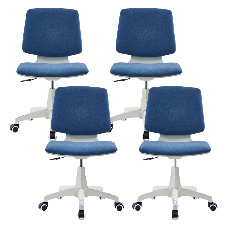 Contemporary Mid-back Office Chair Swivel Conference Chair with Wheels