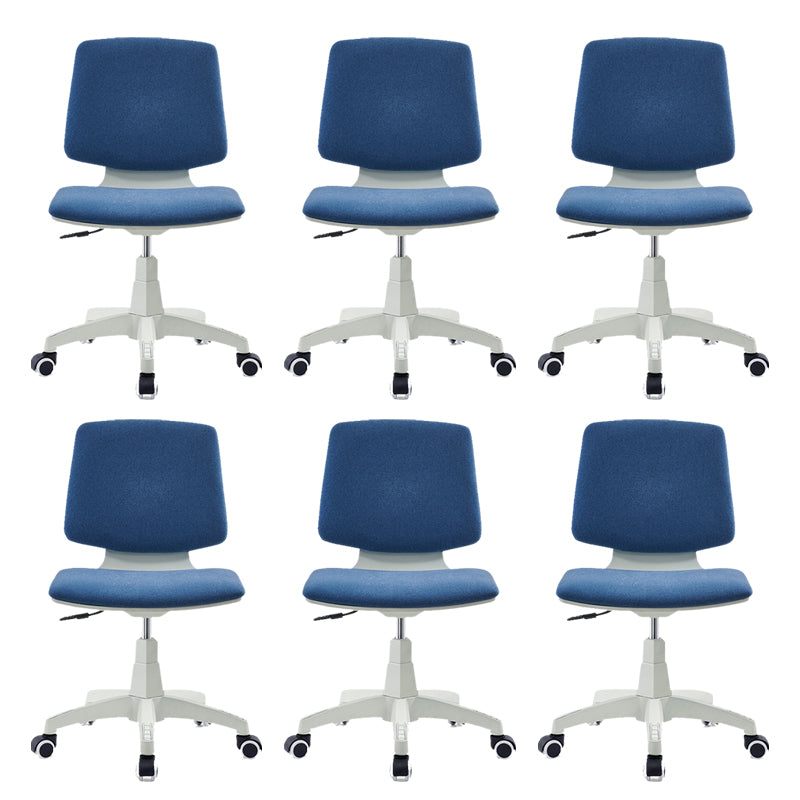 Contemporary Mid-back Office Chair Swivel Conference Chair with Wheels