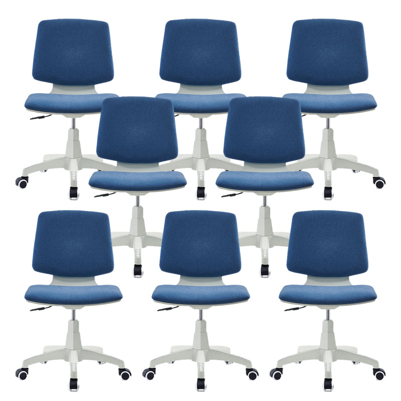 Contemporary Mid-back Office Chair Swivel Conference Chair with Wheels