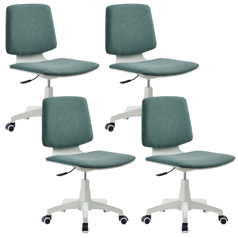 Contemporary Mid-back Office Chair Swivel Conference Chair with Wheels