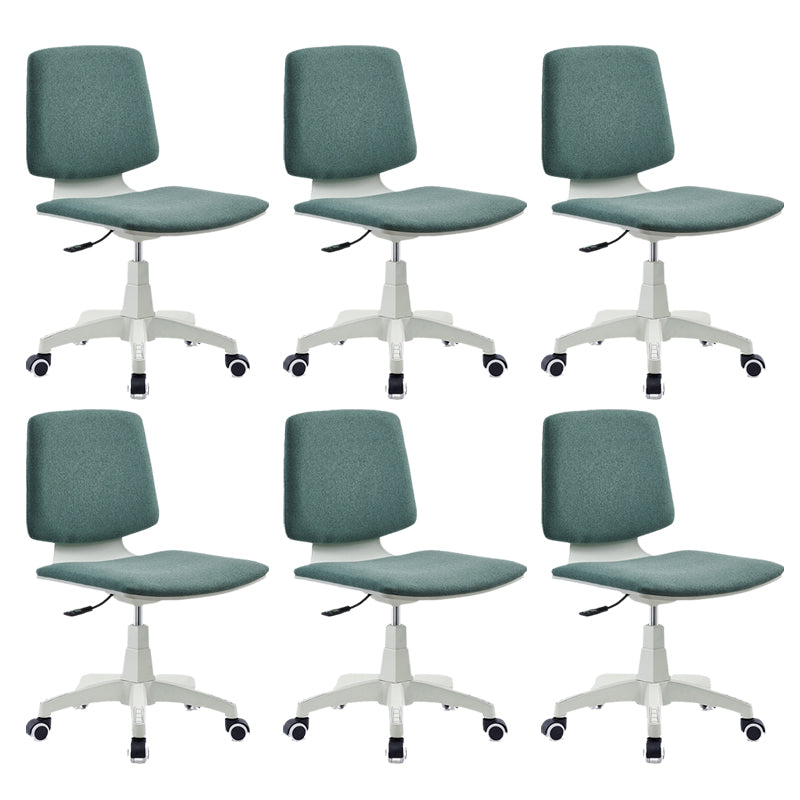 Contemporary Mid-back Office Chair Swivel Conference Chair with Wheels