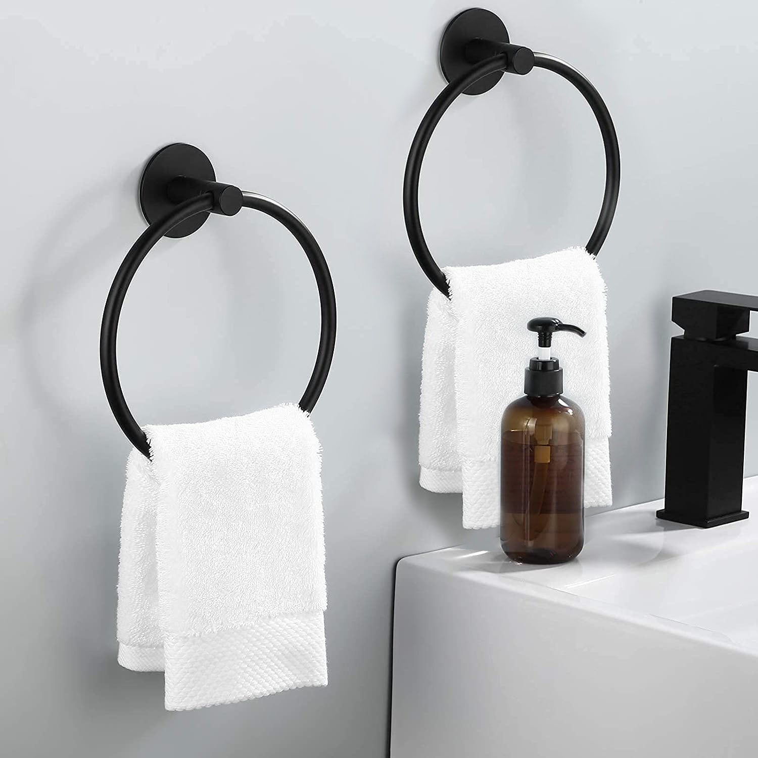 Traditional Bathroom Hardware Accessory Kit Towel Ring/Robe Hooks/ Towel Bar