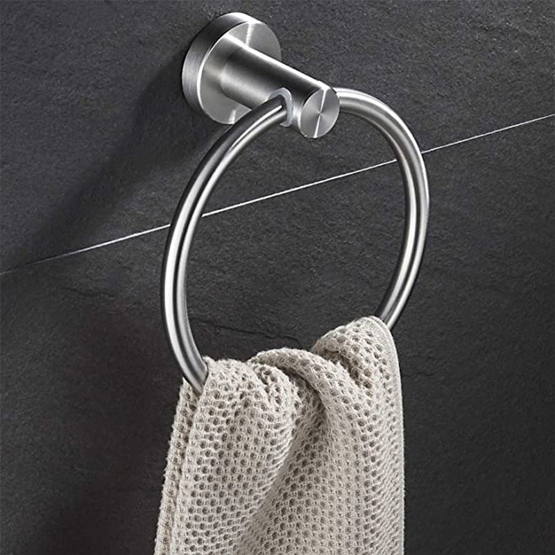 Traditional 2- Piece Bathroom Hardware Set Towel Ring/ Paper Holder