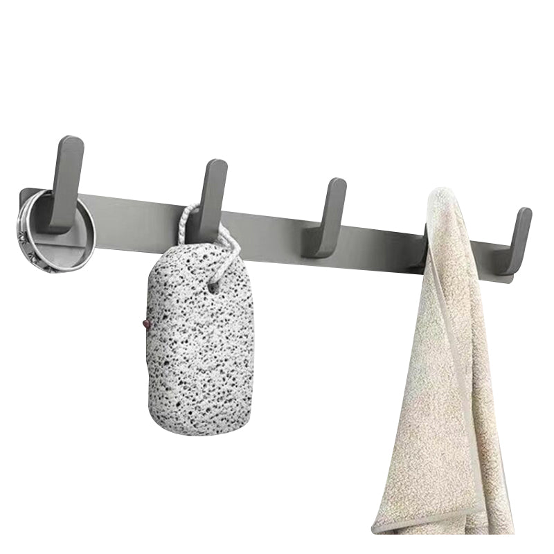 Matte Gray Bathroom Accessory Set Bath Shelf/Towel Bar & Paper Holder Included