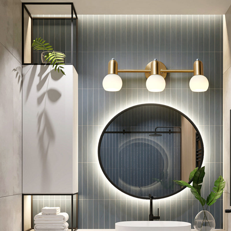 Wall Light Fixture Modern Metal Wall Mounted Lighting for Washroom