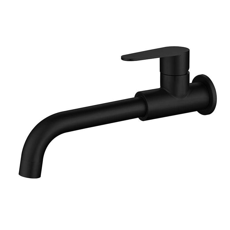 Modern Style Faucet Wall Mounted Single Lever Handle Faucet for Bathroom