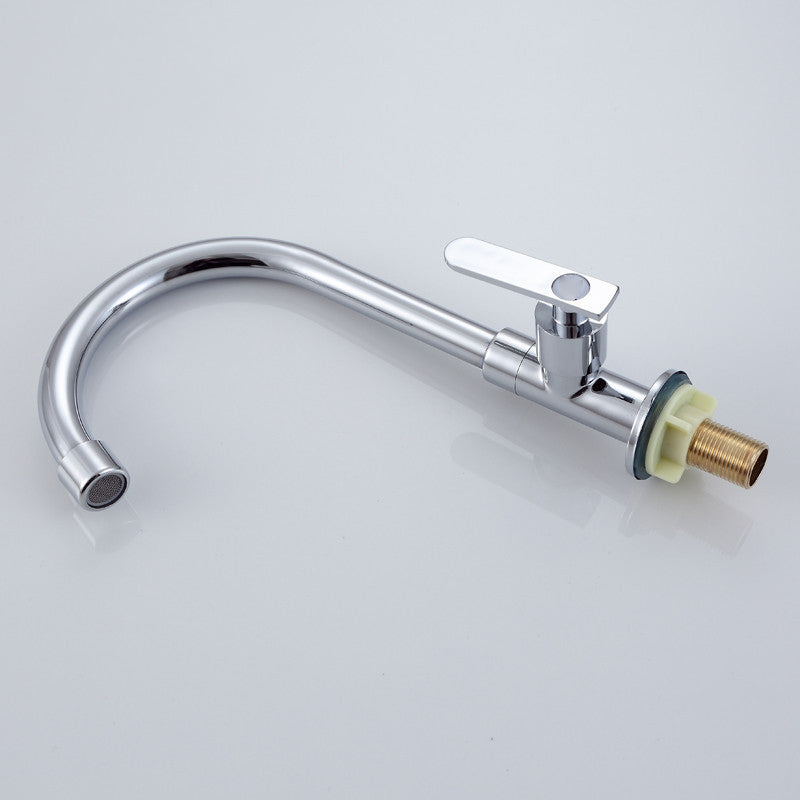 Contemporary Single Handle Kitchen Faucet Pull down 1-Hold  Bar Faucet